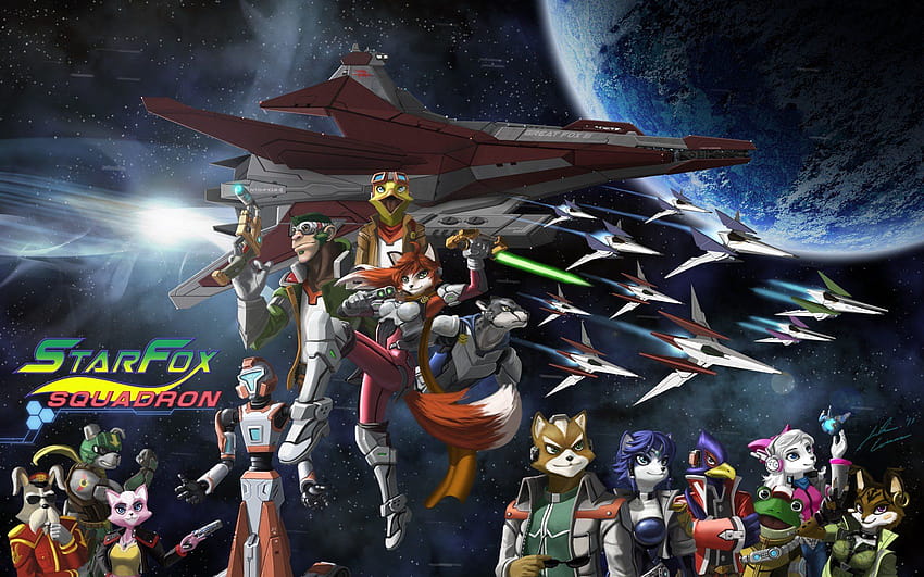 outer space Star Fox Peppy Hare Falco Fox McCloud backgrounds [1920x1200] for your , Mobile & Tablet HD wallpaper