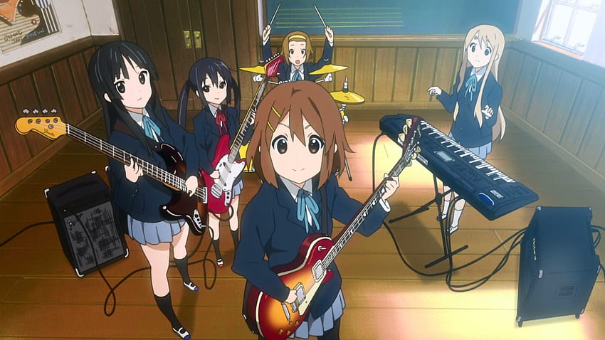 1313 K, acoustic guitar anime HD wallpaper
