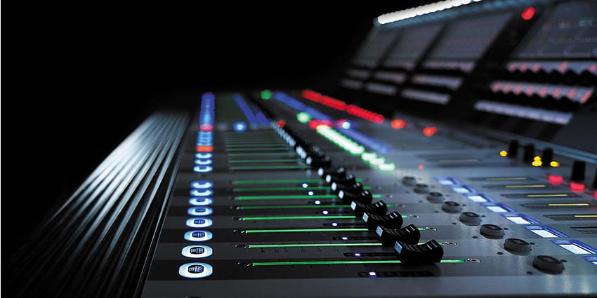 Consoles Allen & Heath et Soundcraft, table de mixage studio Fond d'écran HD