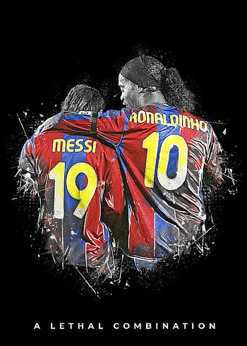 Messi and Ronaldinho barcelona football futebol soccer HD phone  wallpaper  Peakpx