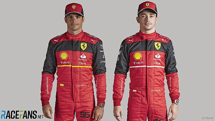Carlos Sainz Jr, Charles Leclerc, Ferrari, 2022 · RaceFans, charles leclerc 2022 Sfondo HD