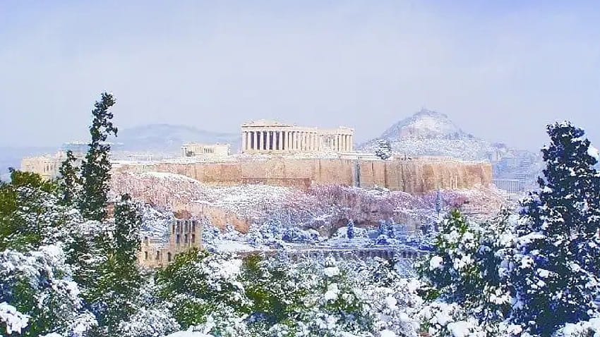 Athens In Winter Is A Great Place To Escape The Bitter Cold & Soak Some Sun In 2021, greece winter HD wallpaper