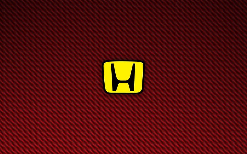 Honda hop ¡Ayuda!, emblema rojo de honda fondo de pantalla