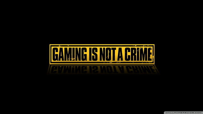 Gaming Is Not A Crime ❤ for Ultra, 2048x1152 HD wallpaper