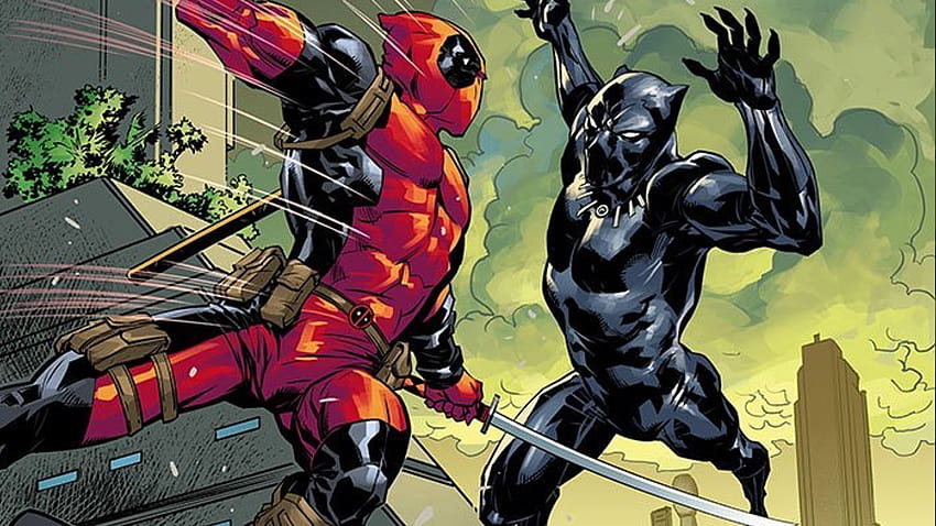 Marvel Comics anuncia BLACK PANTHER VS. ¡Serie DEADPOOL!, deadpool malvado fondo de pantalla