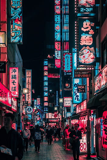 Japanese city anime HD wallpapers | Pxfuel