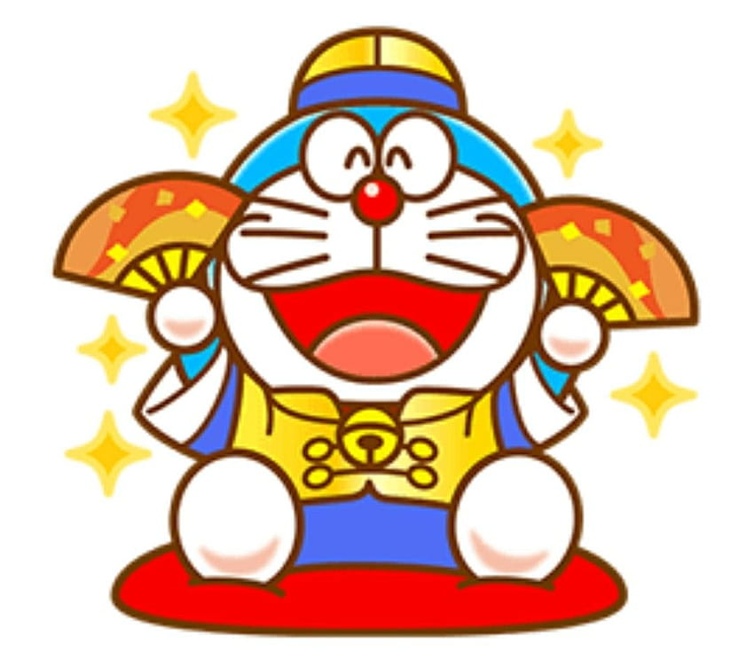 Doraemon Lunar New Year / Line Sticker, doraemon capodanno Sfondo HD