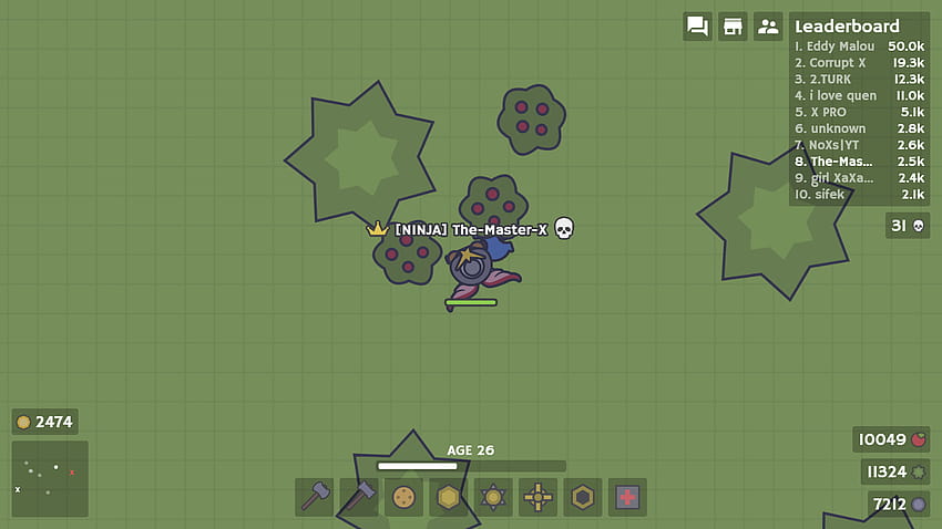 MOOMOO.IO - 100+ KILLS & 100K+ GOLD! QUICK BULL FARMING! FAST GOLD! (Moomoo. io Gameplay) 