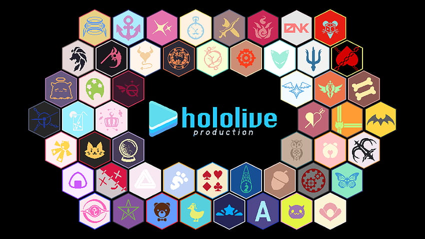 Icona Hololive 2.0 Sfondo HD