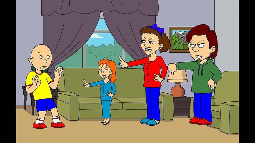 Caillou gets grounded for nothing! HD wallpaper