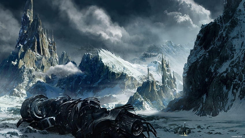 Fantasy Landscape, winter fantasy HD wallpaper