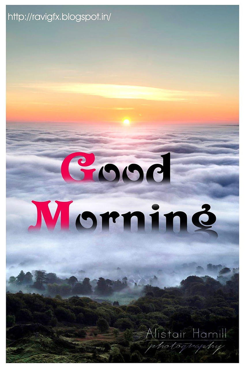 Selamat pagi yang indah, Kutipan Telugu selamat pagi, selamat pagi pemandangan wallpaper ponsel HD