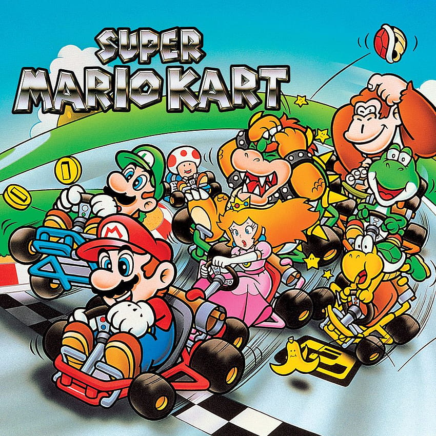 Super Mario Kart , Video Game, HQ Super Mario Kart HD phone wallpaper