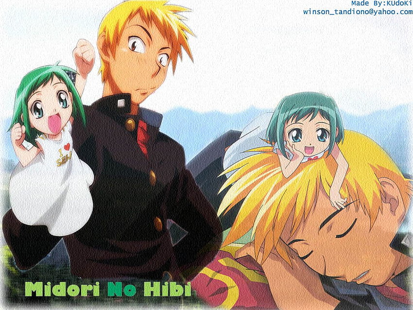 Midori no Hibi : Midori and Seiji HD wallpaper