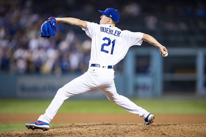 Download Walker Buehler Aesthetic Blue Art Wallpaper