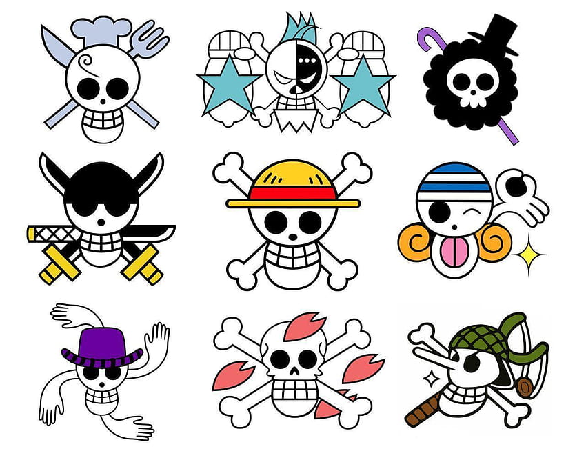 пирати със сламена шапка весел Роджър, пиратско знаме със сламена шапка HD тапет