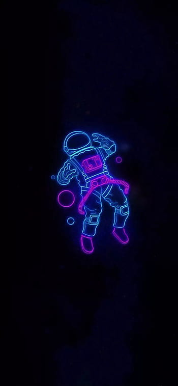 Neon Astronaut, neon spaceman HD wallpaper | Pxfuel
