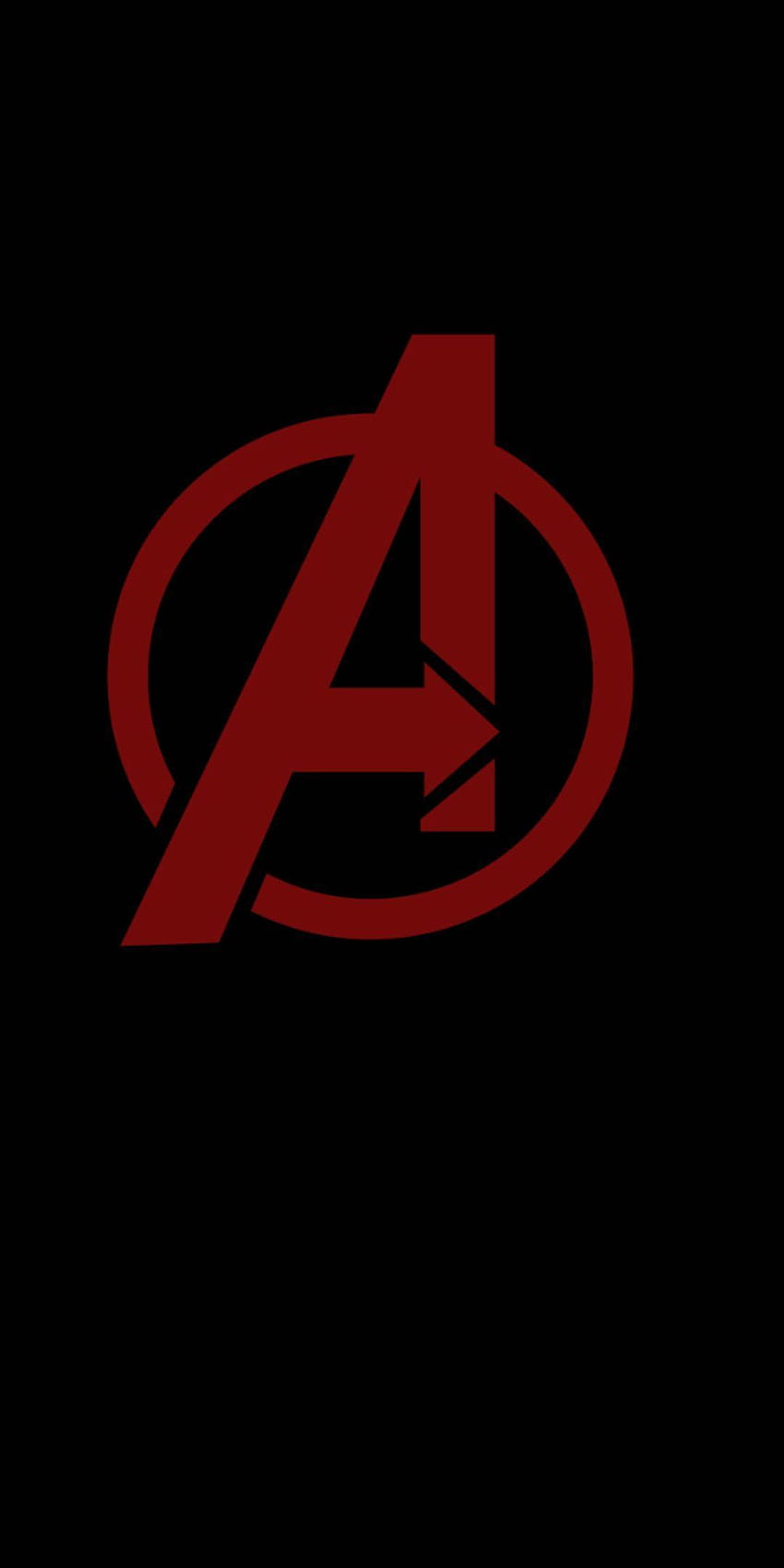 1080x2160 Avengers Minimal Logo One Plus 5T,Honor 7x,Honor view 10, minimal 1080x2160 HD phone wallpaper