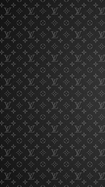 Luis Vuitton Supreme, black and white, damask, luis vuitton, lv, supreme,  vintage, HD phone wallpaper