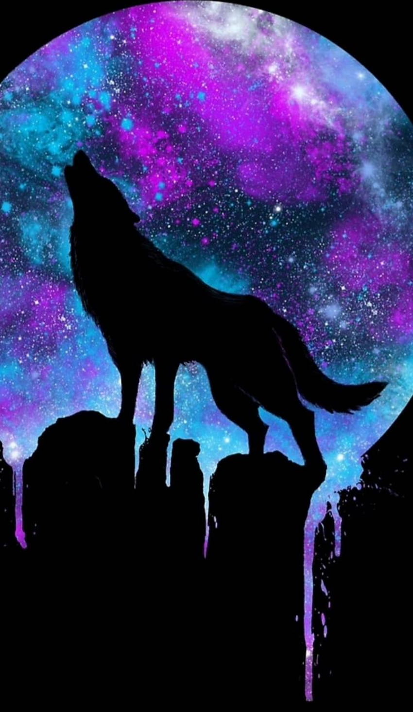 Galaxy wolf by VengenceWolf, galaxy wolves HD phone wallpaper | Pxfuel