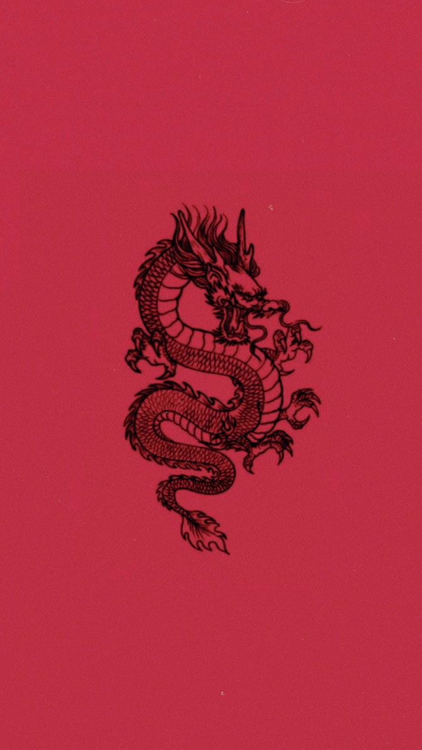 Download Japanese Aesthetic Red Dragon Wallpaper  Wallpaperscom