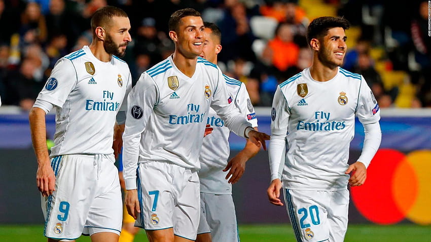 Жребий за Шампионска лига: Реал Мадрид ще се изправи срещу ПСЖ, играчи на Реал Мадрид 2018 HD тапет