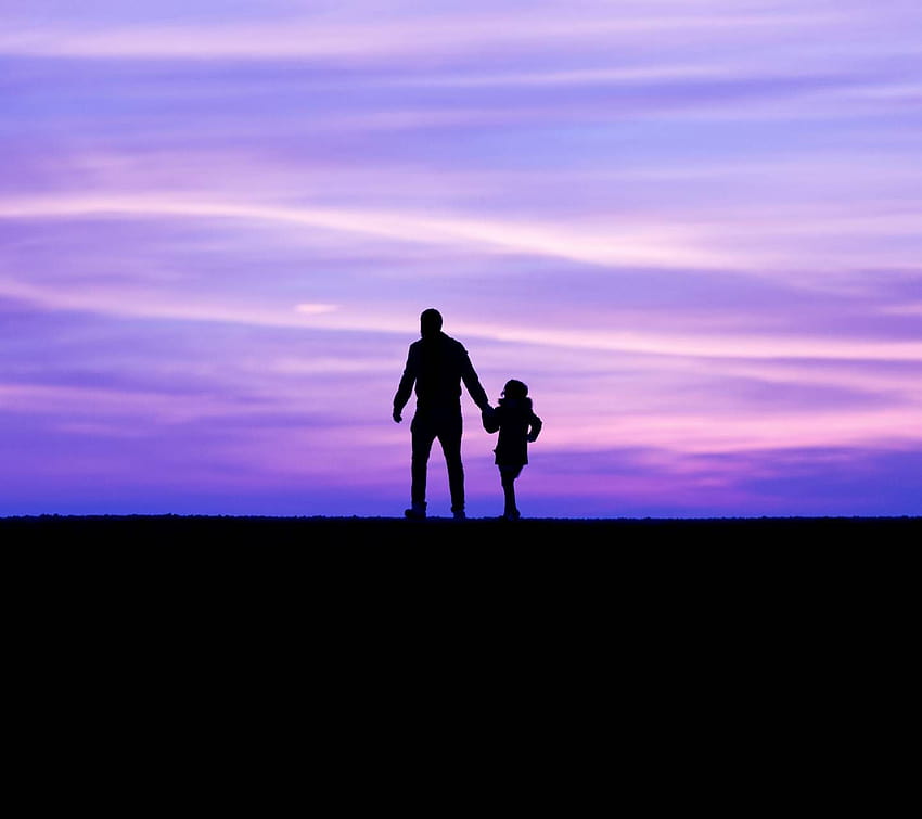 Dad and daughter by ...zedge HD wallpaper
