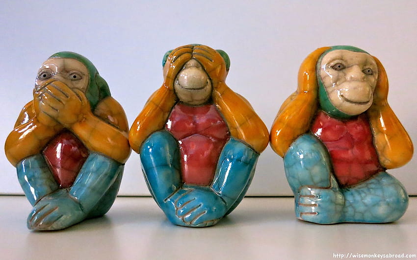 Три мъдри маймуни « мъдри маймуни в чужбина HD тапет