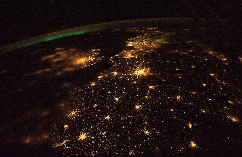 Earth From Space At Night HD wallpaper | Pxfuel