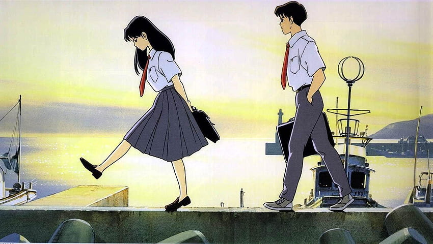 Recenzja Ocean Waves: Ten zapomniany klasyk Ghibli jest lepszy niż anime z falami oceanu Tapeta HD