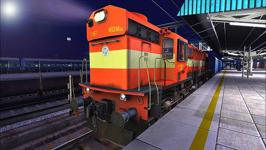 Indian Railways Train Simulator, simulador de trem indiano papel de parede HD
