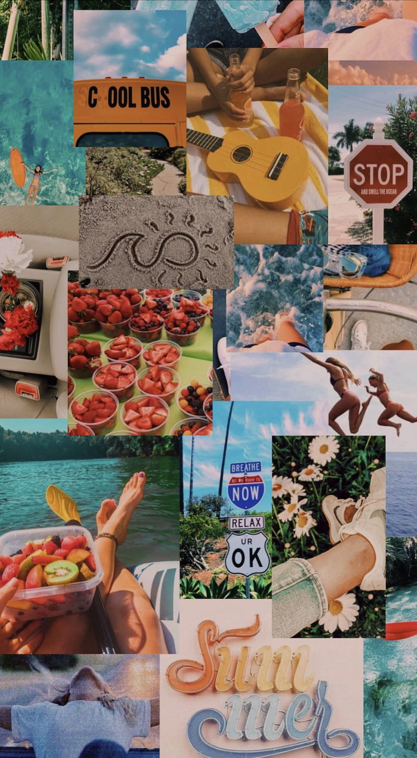 Pin on Summer me, summer vibe collage HD phone wallpaper | Pxfuel