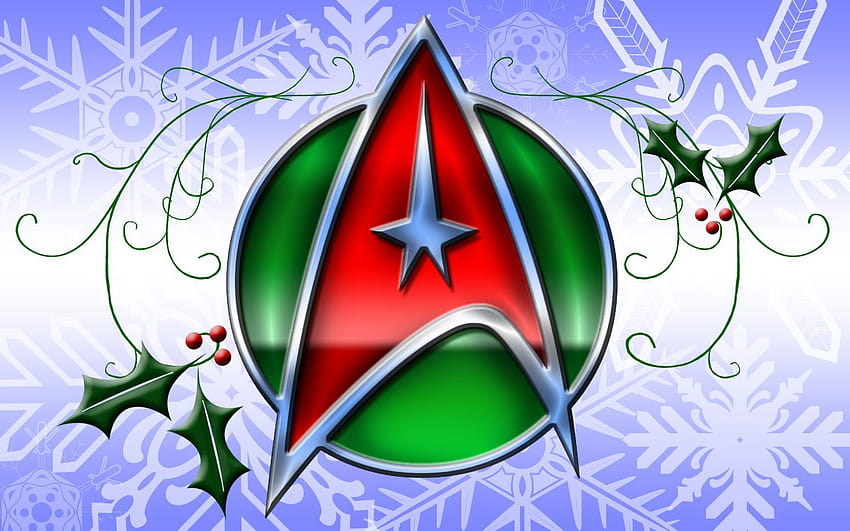Star Trek : «Logotipo de la Flota Estelar» [ «Federación Unida de Planetas» ] [ «Año Nuevo, Navidad de ciencia ficción fondo de pantalla