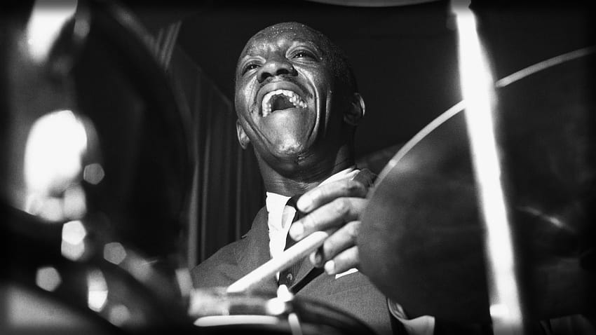 1920x1080 art blakey, smile, teeth, drum, face Full Backgrounds HD wallpaper