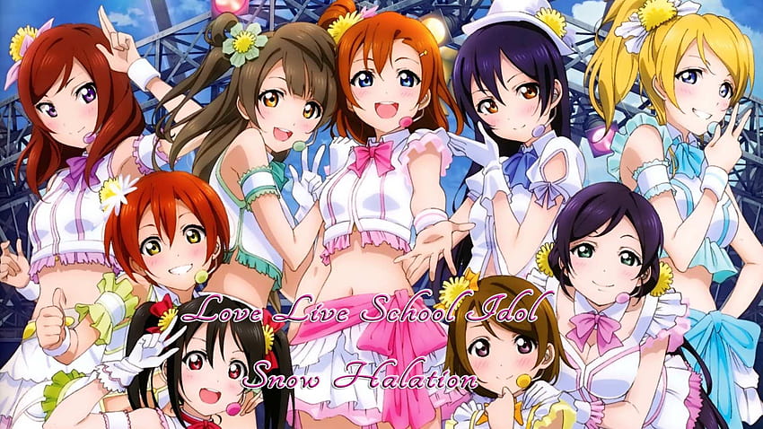 Love Live! Snow Halation, anime school love HD wallpaper