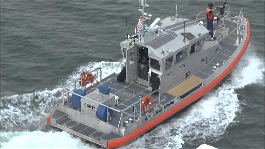 US Coast Guard patrol boat in action, uscg ships HD wallpaper