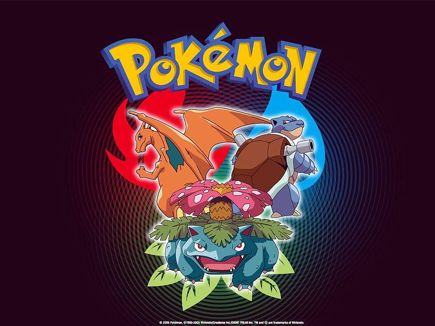 Pokémon . Kanto Starters, liga pokemon hoenn papel de parede HD