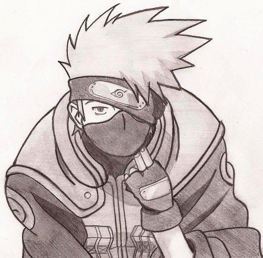 Whoops, my finger slipped. — rain11o5: another kakashi doodle but this  time...