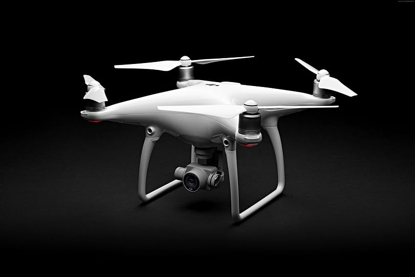 DJI Phantom 4, drone, quadcopter, Phantom, revisão, teste, drones papel de parede HD
