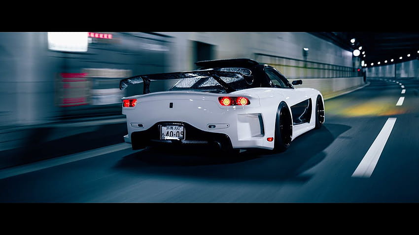 Osaka Night Run, Mazda RX7 Veilside HD-Hintergrundbild