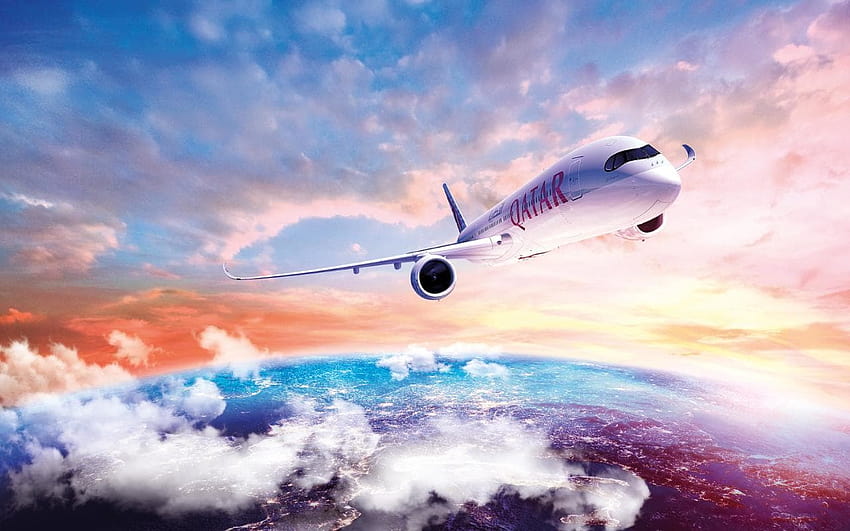 Pesawat yang mencegah jet lag untuk kebaikan, qatar airways Wallpaper HD