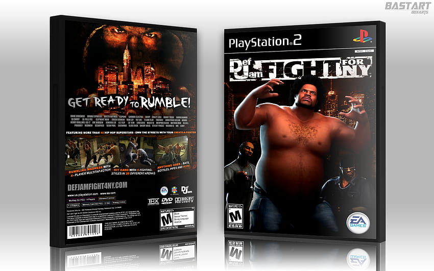 Def Jam Fight for Ny Ps2 Black Case