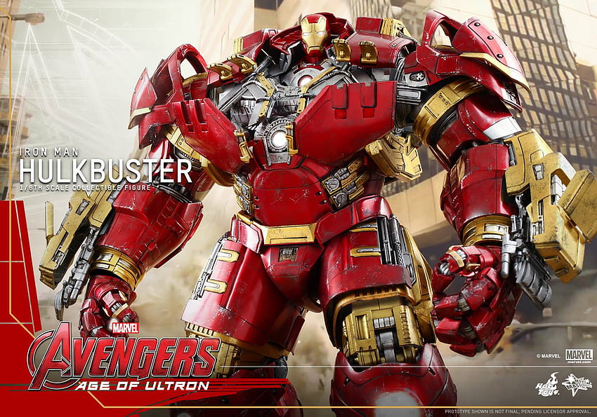 See 'Iron Man' Inside AVENGERS: AGE OF ULTRON's 'Hulkbuster' In New Hot Toys, iron man hulkbuster HD wallpaper