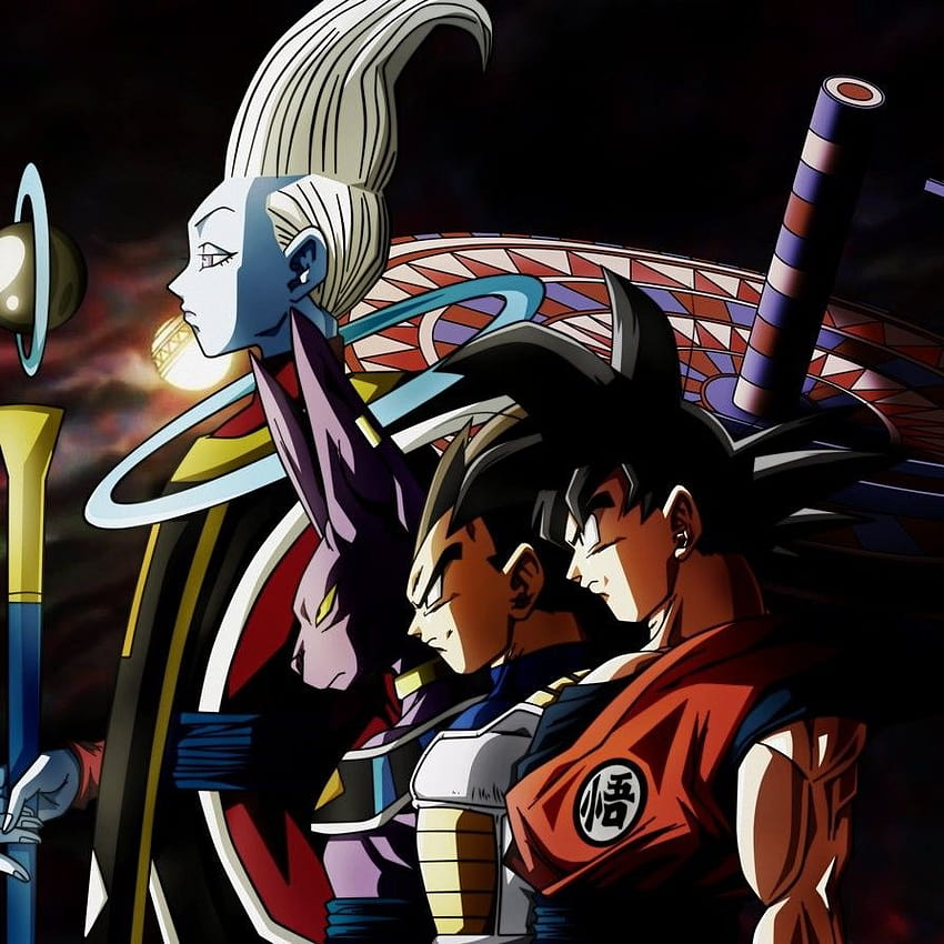 Whis, Lord Beerus, Vegeta, and Goku, whis dbz HD phone wallpaper | Pxfuel