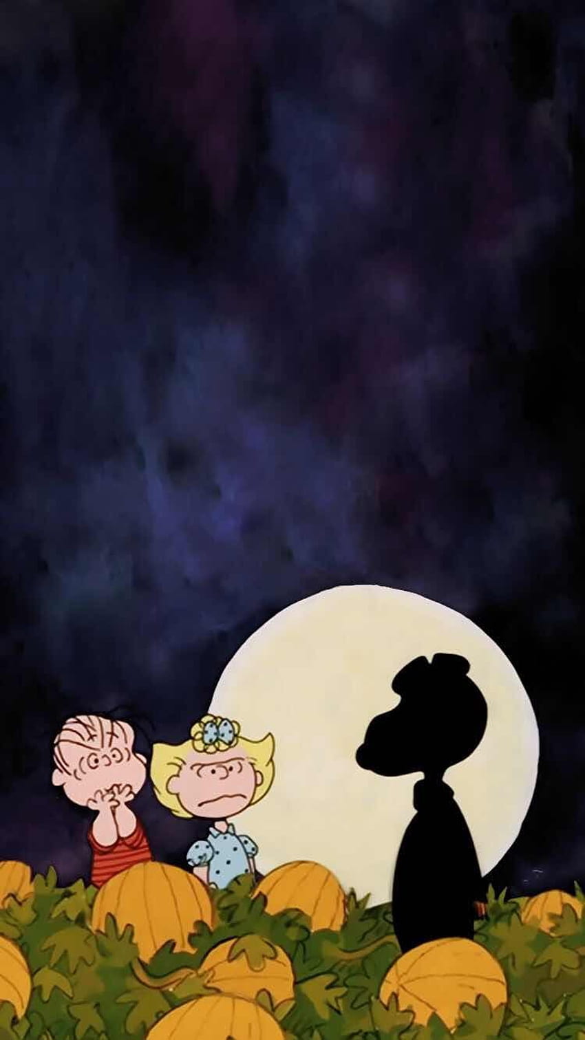 iPhone and Android : Snoopy/Peanuts Halloween for iPhone and Android, the peanut halloween HD phone wallpaper