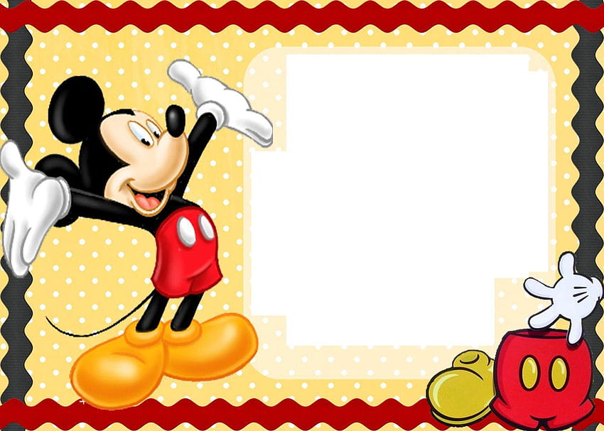 Farmacologie Galaxie Serafim  Mickey Mouse Frame High Quality, mickey mouse birtay HD wallpaper | Pxfuel