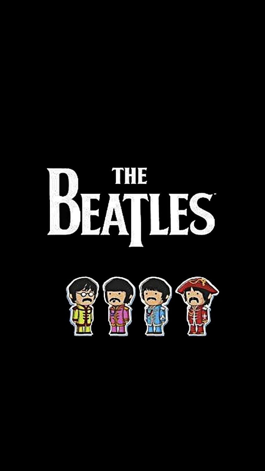 The Beatles, tła, telefon Beatlesów Tapeta na telefon HD