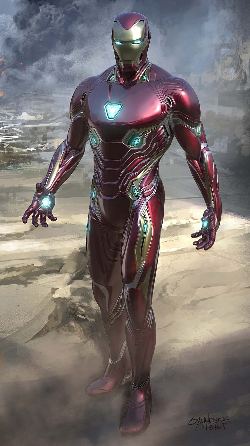 Iron Man Nano Technology Armor IPhone, giubbotto antiproiettile Sfondo del telefono HD