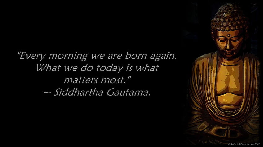 Gautama Buddha With Quotes, lord buddha with quotes HD wallpaper