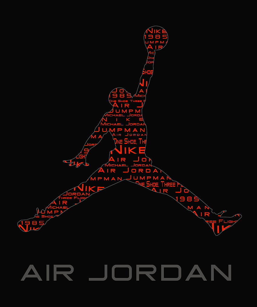 Jordan Logo Backgrounds Art [3517x4200] para su, móvil y tableta, logotipo rojo de Jordan fondo de pantalla del teléfono